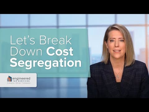 Cost Segregation Explainer Video